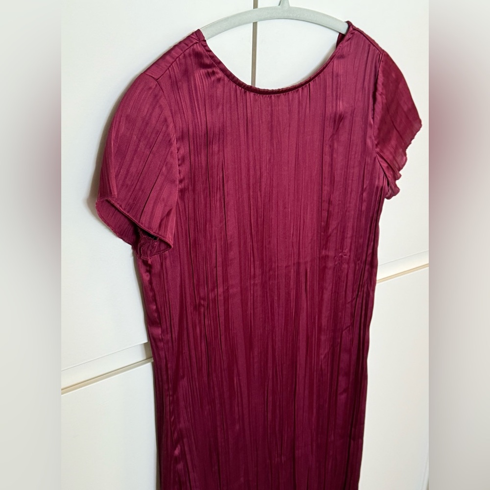 Long Madewell Maroon Red Dress